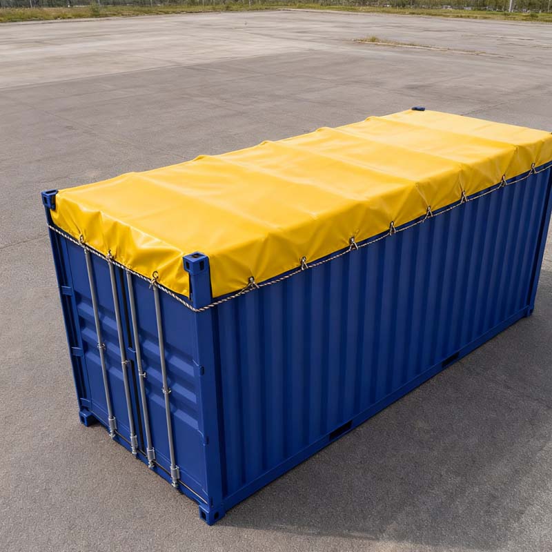 Box Shape Tarpaulin Cover for Temporary Container House – Durable ...