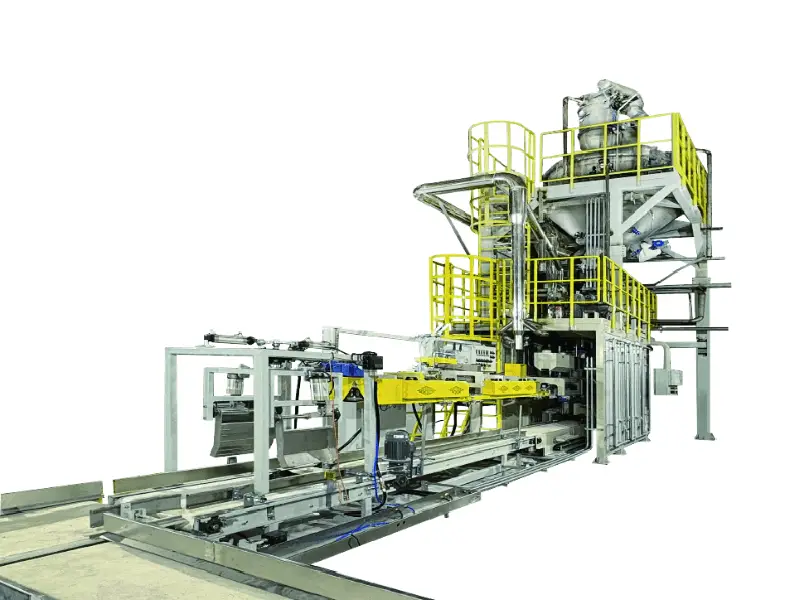 140-180 BagsH Fine Powder Degassing Packing Line