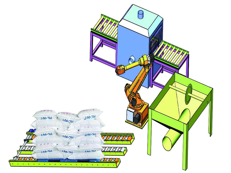 25kg Bag Robot Depalletizing Station