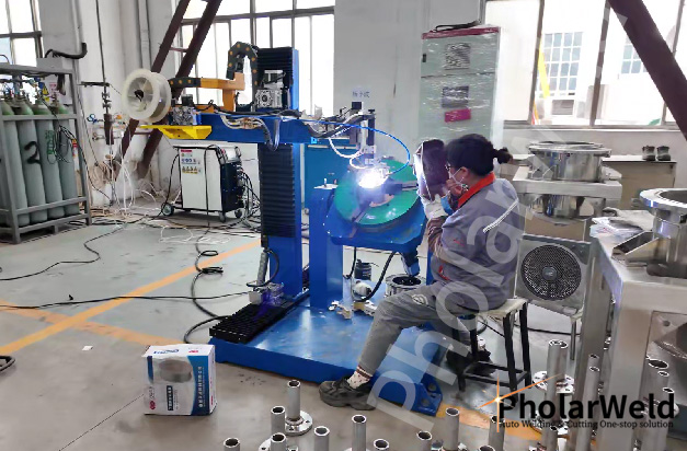 How Does a Pipe Flange Automatic Welding Machine Improve Productivity?