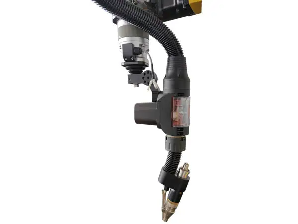 Push-pull wire welding torch