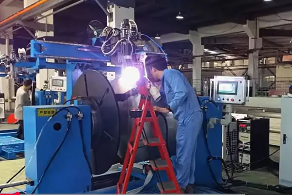 Circular seam welding machine, automatic girth welder, rolling weld for pipe tube tank