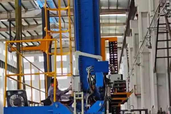 Lift longitudinal seam welding machine, pressure vessel pipe tank automatic welder