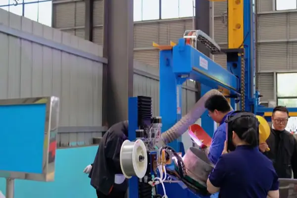 Pipe flange girth welding machine, tig automatic circular welder for tube pipeline