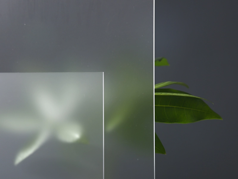 type of frosted glass