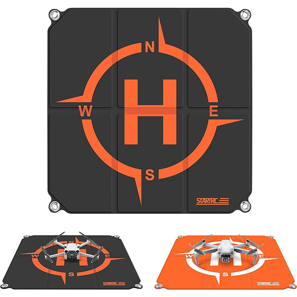 Improve precision and accuracy with a designated drone landing space.