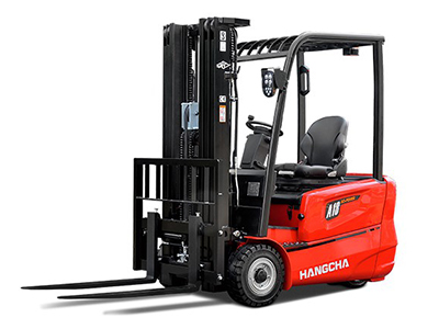 Carretilla elevadora eléctrica de 3 ruedas del equipo automático del almacén de HANGCHA una serie 1.3-2.0 toneladas