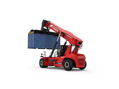 China X Series Reachstacker 45 Ton Truk Forklift Besar