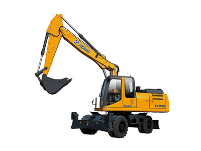 21Ton معدات البناء حفارة على عجلات XE210W