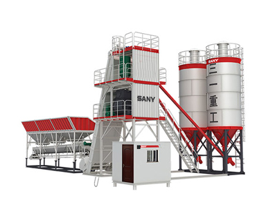 Peralatan Mesin Bangunan Konstruksi Mesin Beton Batching Plant HZS60F