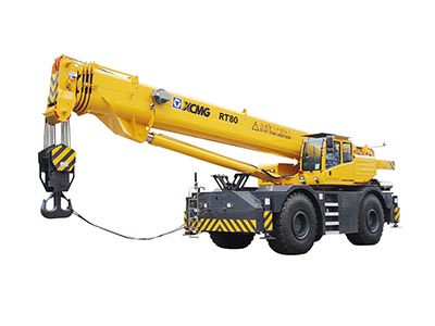 Hydraulischer 80-Ton-Geländekran RT80 . des populären Marktes