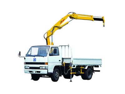 Mini grúa montada en camioneta hidráulica de 1000 kg con brazo plegable SQ1ZK2Q