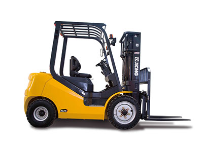 Chinese Supplier Small Rough Terrain Forklift 3 Ton Dizilo Forklift