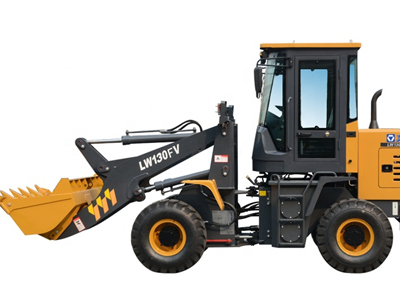 1.3 ton mini front wheel loader LW130FV with optional multi-function machine tools