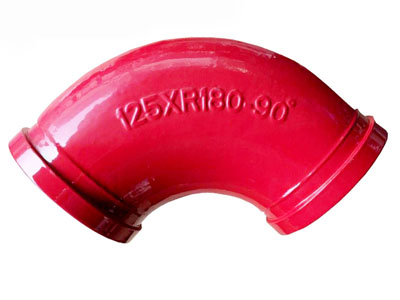 زوملايون كوع مضخة الخرسانة DN125 * R180 * 90D مصبوب