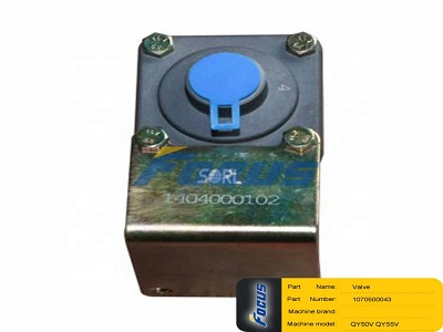 ZOOMLION Truck Crane QY50V QY50V532 QY55V Spare Parts Valve 1070500043