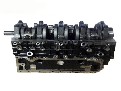 Suku cadang mobil 4JJ1 4JJ1TC blok mesin 4 silinder blok pendek untuk truk