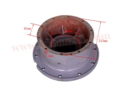 Forklift spare part tractor front wheel hub for 8-10T with OEM: A53H3-02061