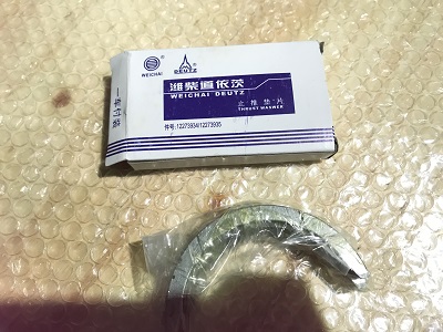 Construction Machine Wheel Loader Spare Parts Weichai Engine Parts 12160535 Thrust Washer