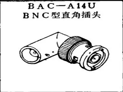 BAC-A14U Boeing BNC type right angle plug