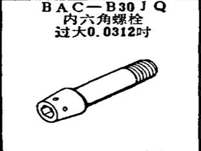 BAC-B30JQ boeing socket head cap bawuti