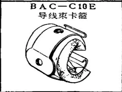 BAC-C10E Boeing Wire Harness Clamp