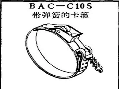 BAC-C10S boeing spring clamp