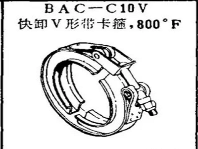 BAC-C10V Boeing Quick Release V-Belt Clamp