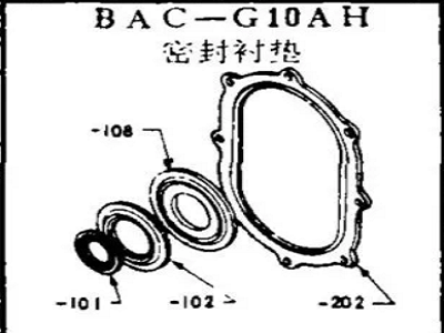 BAC-G10AH boeing gasket