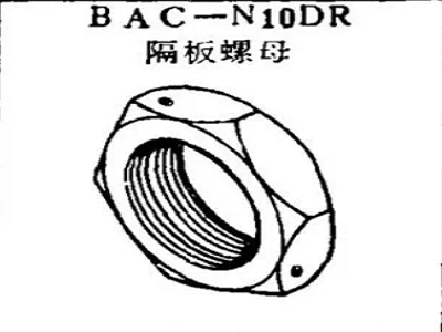 BAC-N10DR ボーイング バルクヘッド ナット