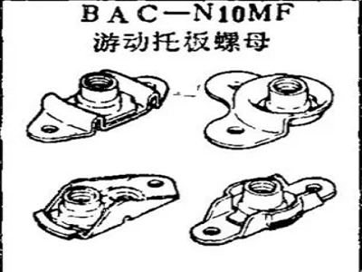 BAC-N10MF Boeing Swimming Pallet Nut