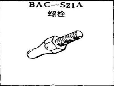 BAC-S21A boeing bolt