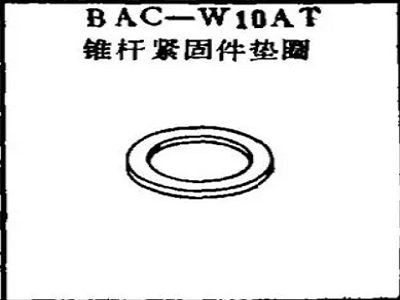 BAC-W10AT Boeing Kegelstangenbefestigungsscheiben
