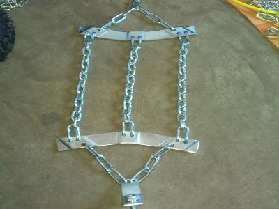 Emergency truck tire protection chain metal steel snow easy install chain