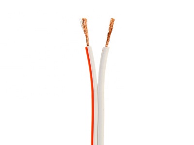 Cable de audio Cables negros rojos Cable de altavoz de cobre Alambre