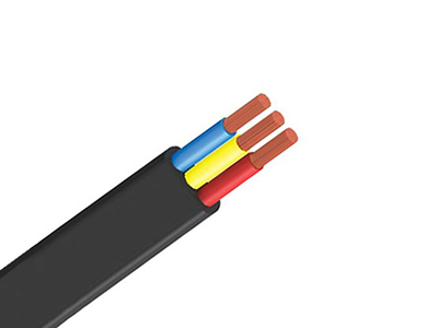 Cabo de bomba submersível plano de PVC 3 e 4 núcleos