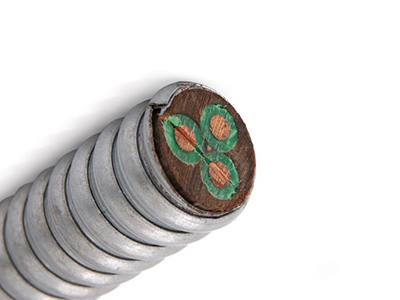 Con aislamiento de EPDM y revestimiento de plomo/EPDM, armadura de tira de acero galvanizado, cable redondo para bomba de aceite sumergible