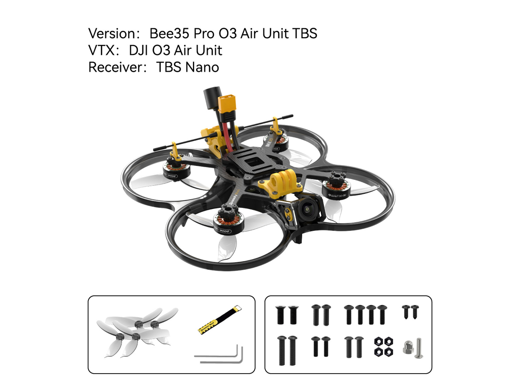 Featured Products: SpeedyBee Bee35 3.5 inch Drone HD O3 Air Unit FPV