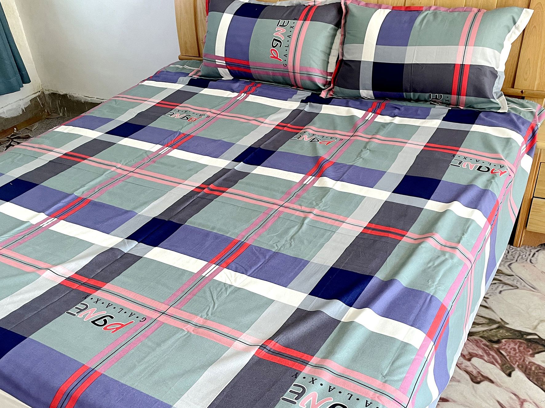 Set tiga potong kain alas kasmir atau kain alas hangat dengan kualitas terbaik yang laris terjual dengan harga murah