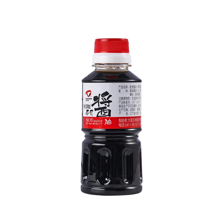 200ml Japanese flavor soy sauce in plastic bottle traditional style thin soy sauce for dipping sushi