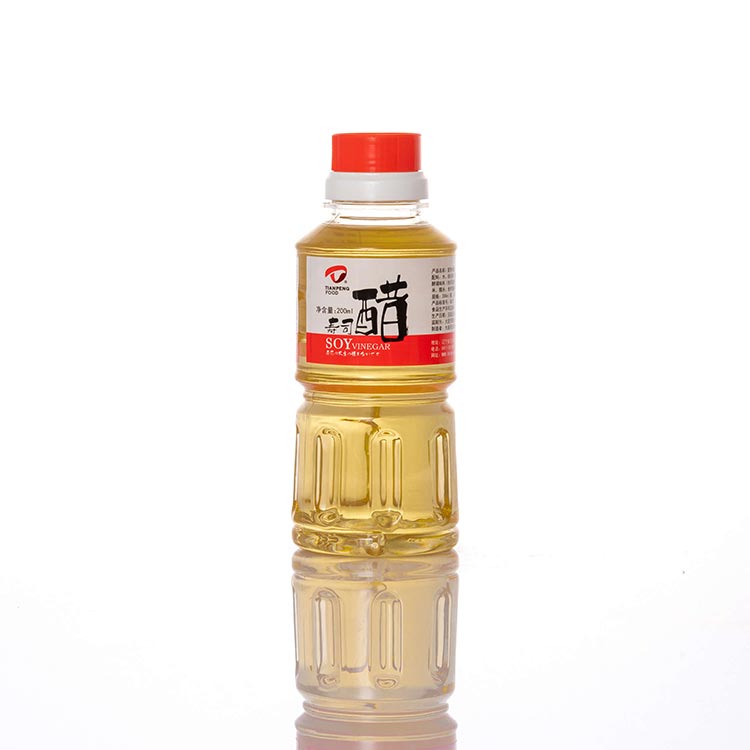 Vinagre japonés de plástico embotellado de 200 ml Vinagre japonés sazonado de 200 ml para arroz de sushi