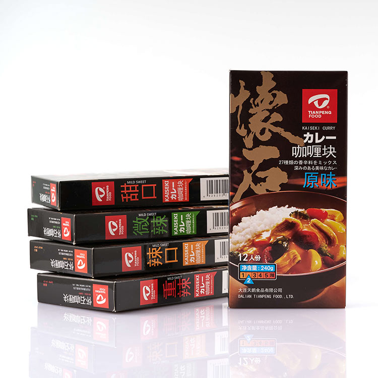 Curry original japonés lleno 240g con precio de fábrica hecho en China