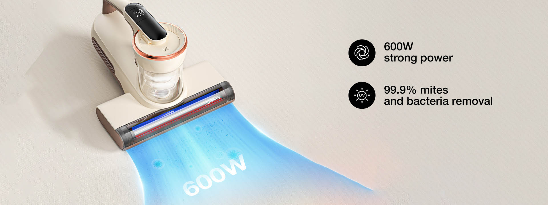 JIMMY WB63 Anti-Mite UV Vacuum