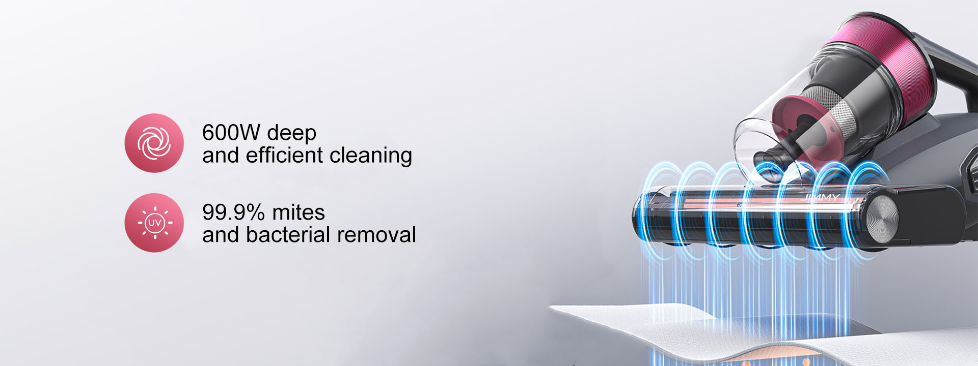 JIMMY BX8 Anti-mite UV Vacuum