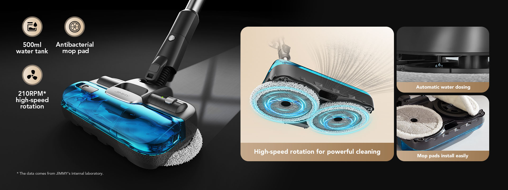 JIMMY JV9 Pro Aqua Cordles Stick Vacuum