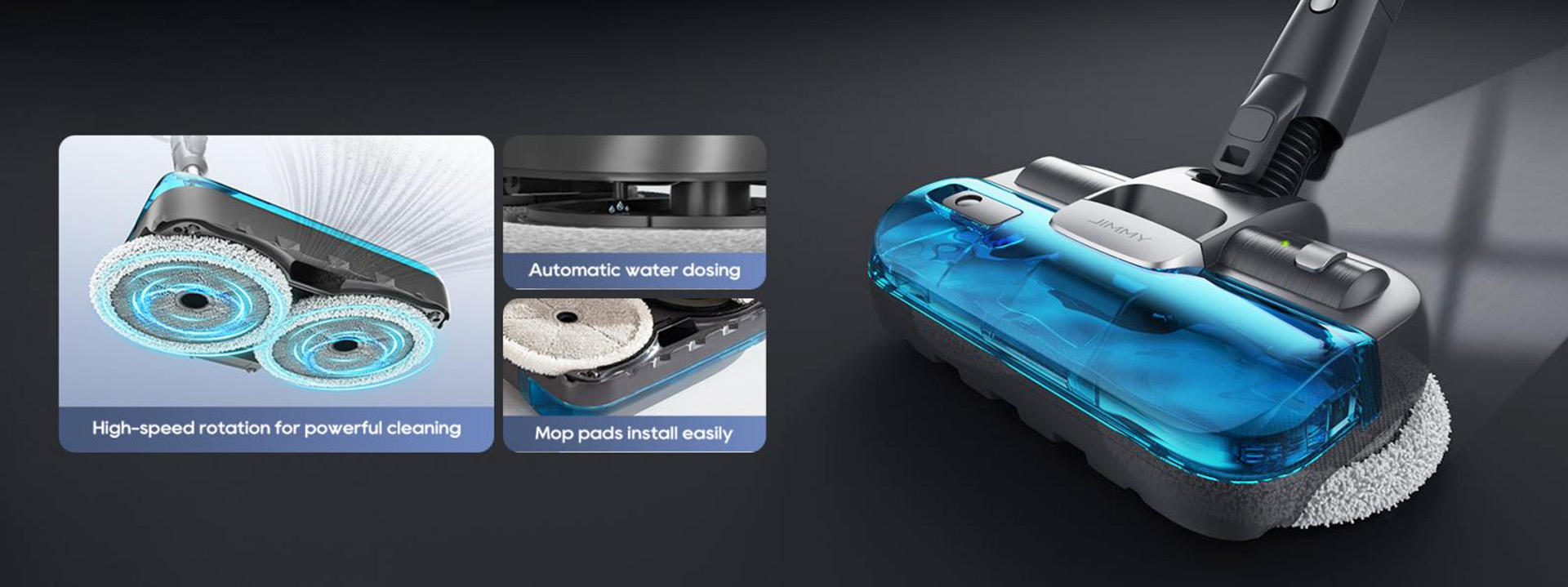 JIMMY JV10 Pro Aqua Cordless Stick Vacuum