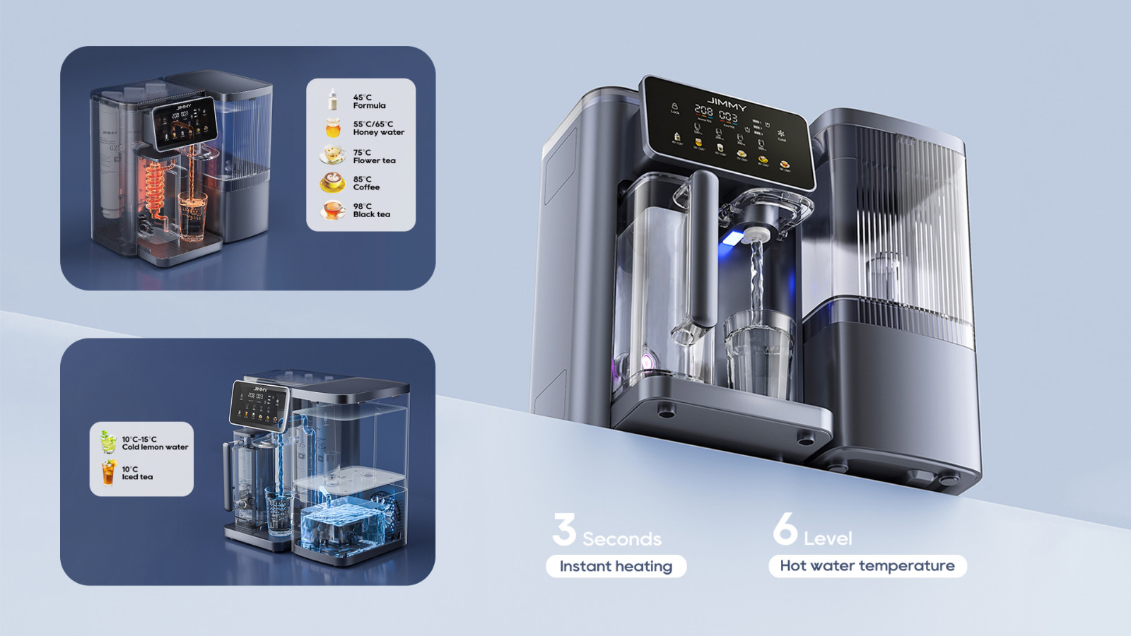JIMMY R9 Pro Countertop RO Water Purifier
