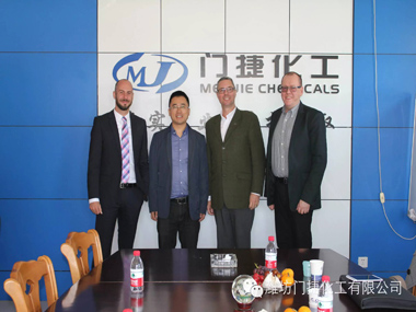 General Manager Liu Quanjun met with Akzo Nobel guests