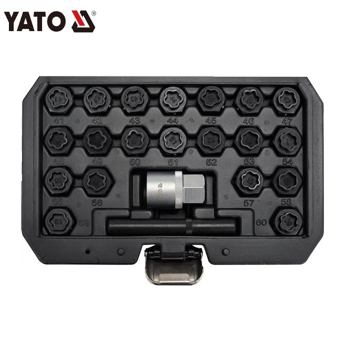 YATO YT-060303 WHEEL NUTS SOCKET SET 22PCS HAND TOOLS SOCKETS,ACCESSORIES & SETS