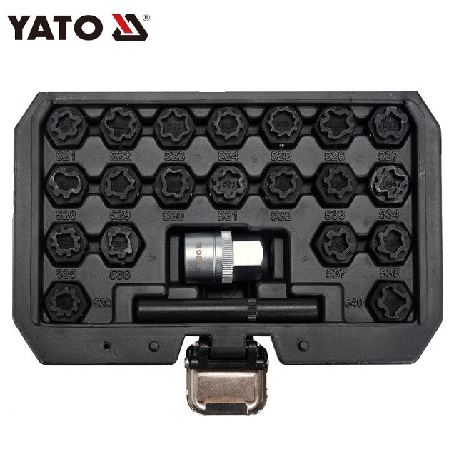 YATO YT-060305 WHEEL NUTS SOCKET SET 22PCS HAND TOOLS SOCKETS,ACCESSORIES & SETS
